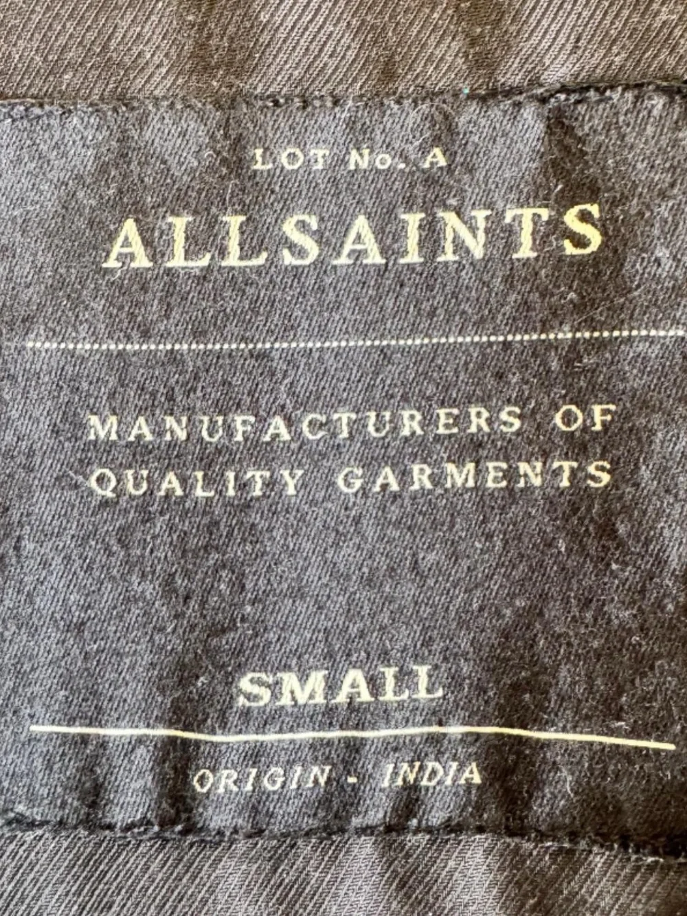ALLSAINTS Brown Leather Bomber Jacket- Medium - Picture 3 of 5